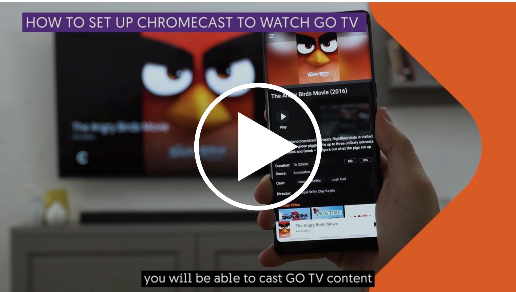 How to set up Chromecast to watch GO TV